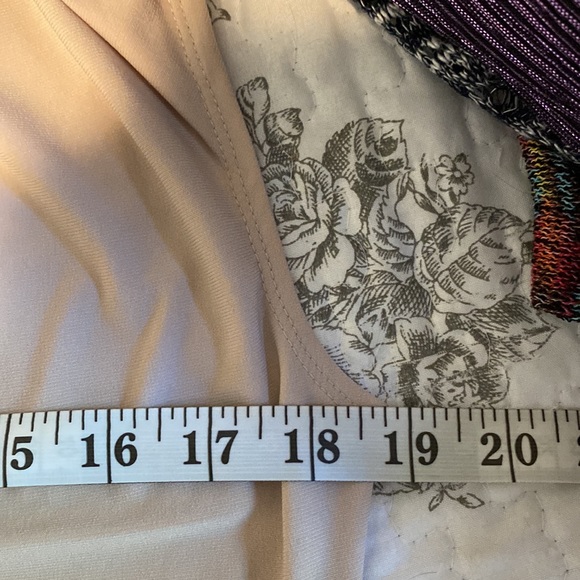 DRESS BARN Cowl neck Beige Top - Picture 7 of 9